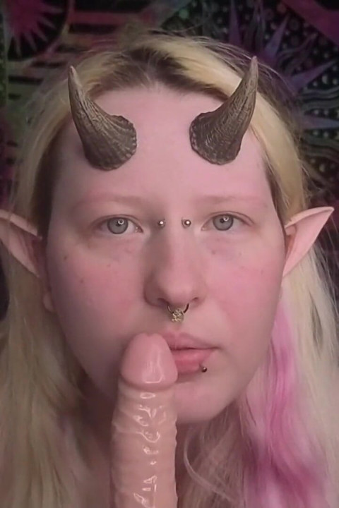 Tiefling Femdom Sucks and Fucks the Soul Out of You