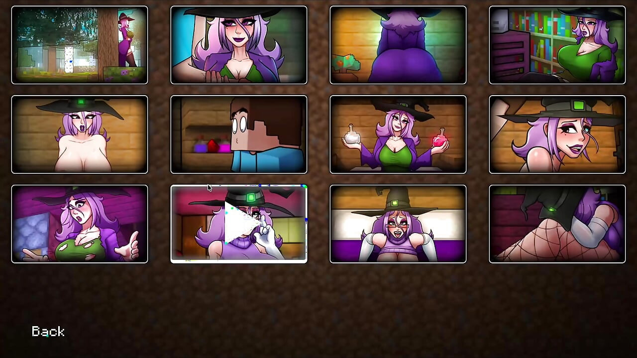 Minecraft parodia cachonda bruja en la galería del juego completo