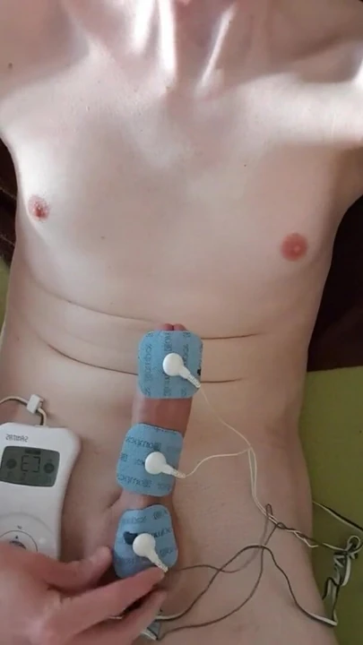 Memorable moment from "young gay electro estim part 3 with cumshot"