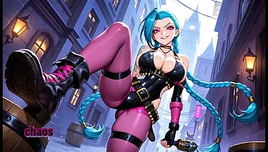 Vollbusiger Jinx fickt mit Goku - Parodie Ia