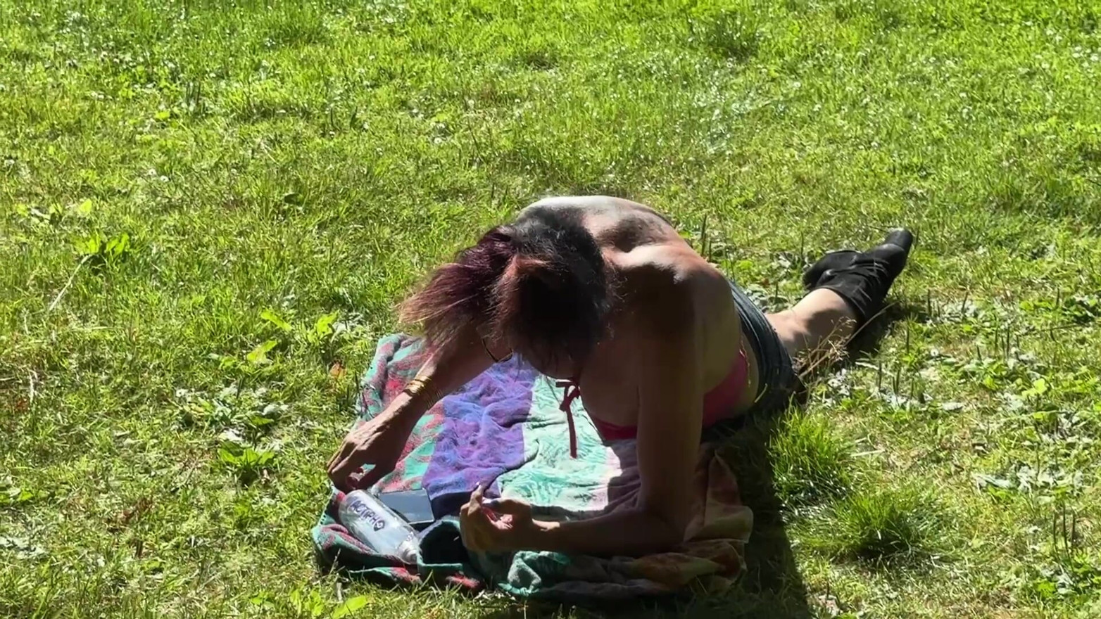 Mistress NaomiPerv catches her peeping tom
