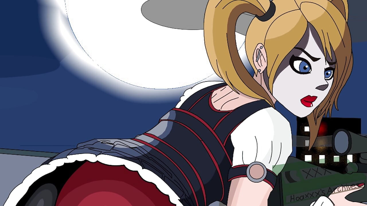 Catwoman and Harley Quinn Assworship