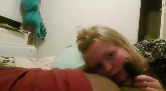 White teen struggling to handle all of that big black cock Blondella Blowjob