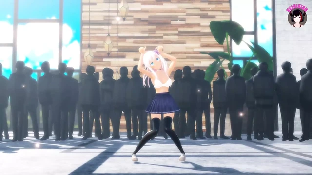 akushiage Ro-chan Cute Dance (3D HENTAI)