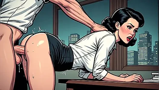Office Sex Comic Style