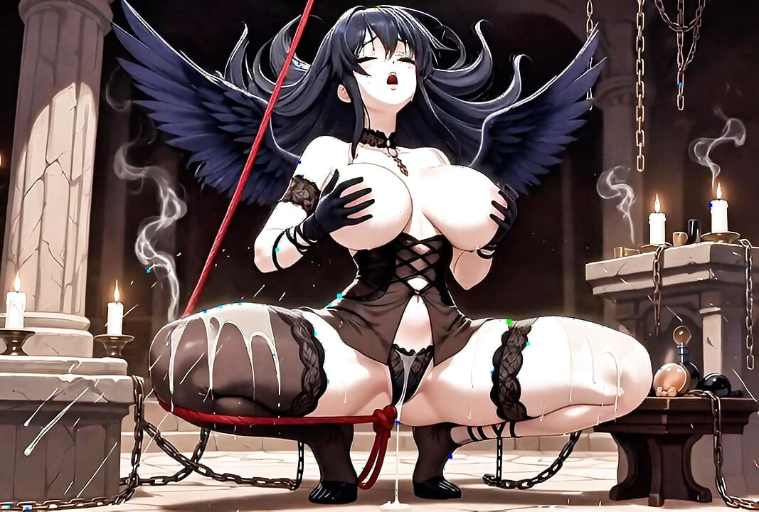 Gothic Vampire Waifu Solo Dungeon Self Pleasure Milk Squirt Wet Overflow Intense Orgasm Fantasy