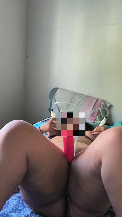 They milk me to get milk while I masturbate | Clip 2