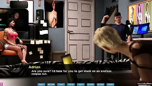 Nackter Zeuge # 12, sie haben sich mit jemandem auf dem bett rumgemacht