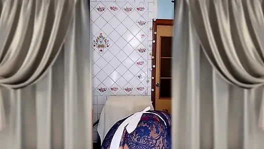 Hot Housewife Lukerya. the Beginning of a New Day.