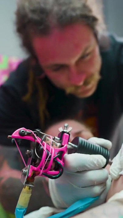 Inked Lovers Big Dick Foursome Merry's Tattooed Adventure | Clip 1