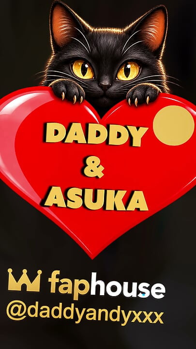 Behind the scenes daddy gets a fluffing from Asuka while she puts on makeup