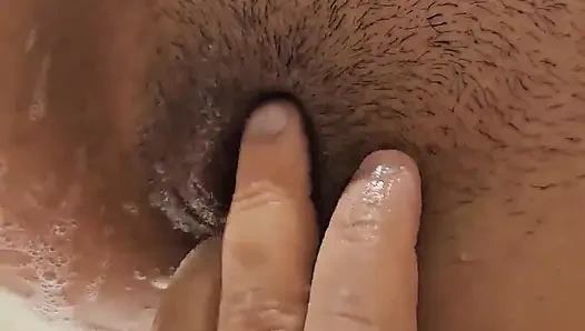 Masturbation in Bathroom with Hot Stepsister