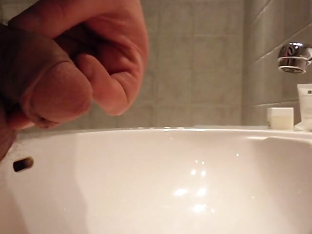 Me pissing in toilet, shower, bathtub, sink, urinal and a park