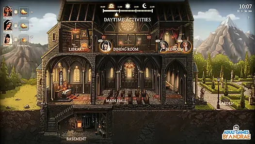 Sisters in Sin Gameplay Part 14 – Rebecca Holds the Key Inside Her Pussy
