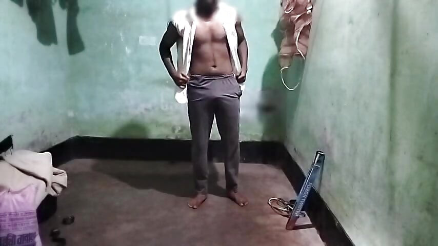 Straight Friend first time Gym In Underwear Big Monster Cock Muscular Body