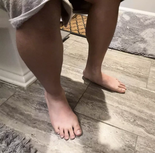 Putting Lotion On My Feet