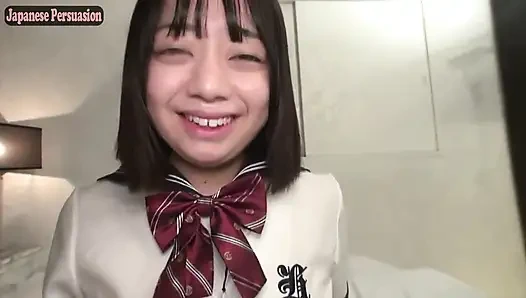 G Cup SSS двойная красотка. Свидание в униформе в отеле со сладким любящим минетом