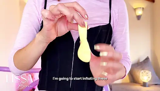 Пособие по платье с воздушным шариком