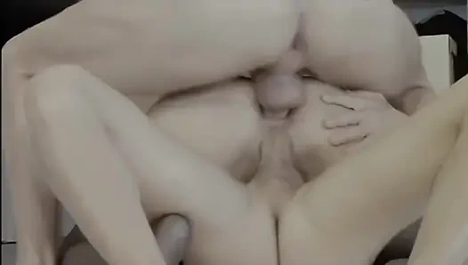 Stepmom Has Breakfast with Stepsons Cocks