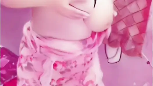 Verschleierte arabische göttin, sexy bauchtanzen, striptease, arabische hentai-anbetung