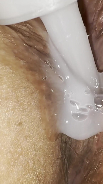 Key moment from "Lube my ass extreme closeup"
