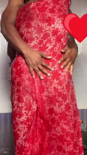 Memorable moment from "sexy aunty romance in birthroom with her son in law"