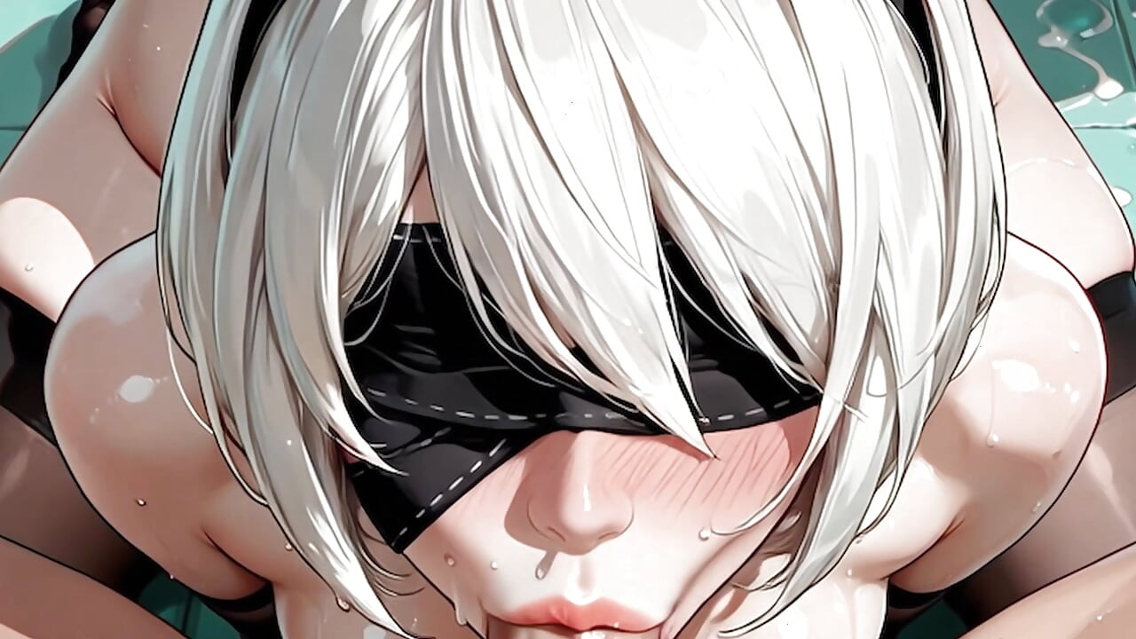 Nier 2B - Creampie fire ignites body wild and furious AI