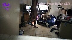Thot in Texas - домашняя настоящая разбухшая гетто в черной попке милфы в любительском видео