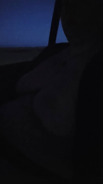 Drives home naked