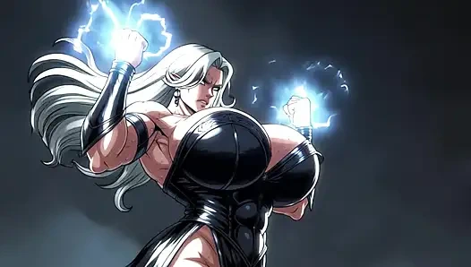 Video aksi aksi superhero ai sexy