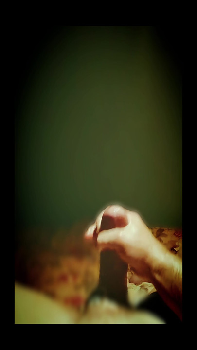 Captain jack quick pov ejaculation after stroking big hard mushroom head cock point of view