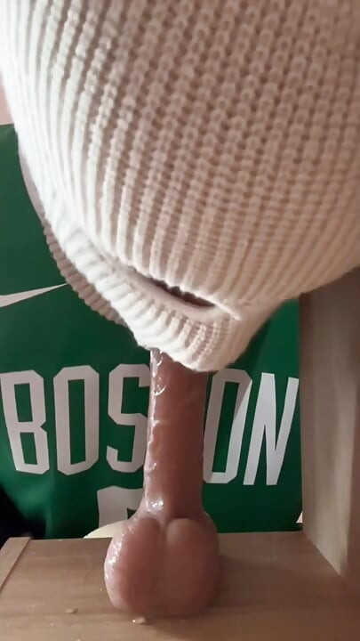 Basketball Player Deepthroats Dildo