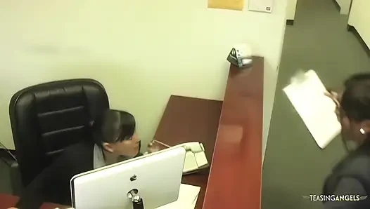 Mika Tan, an exceptional individual, and her Asian companion engaged in a verbal exchange.