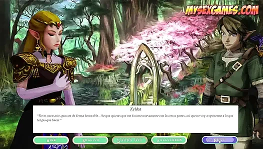 Легенда о Зельде Время траха - ссылка трахает симпатичную киску принцессы Зельды