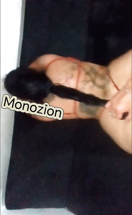 On four on the couch with red thong and homemade anal intensity