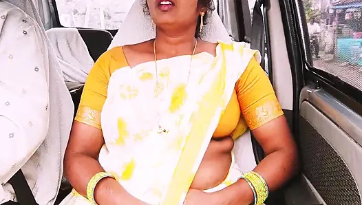 Indian Car Sex. House Maid Try to Fucking with House Owner. Telugu Dirty Talks.
