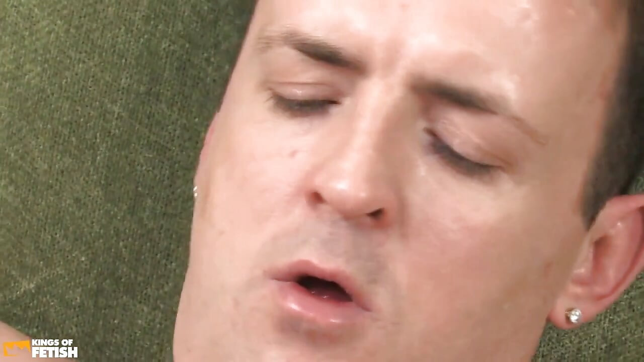 Muscular Guys Oil Their Huge Dicks and Masturbate with Passion