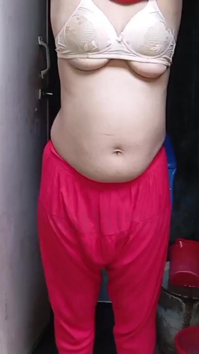 Beautiful Sexy Bhabhi At Bathroom Sex Video | Clip 1