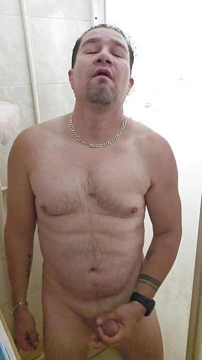 Taking a bath and playing with my penis