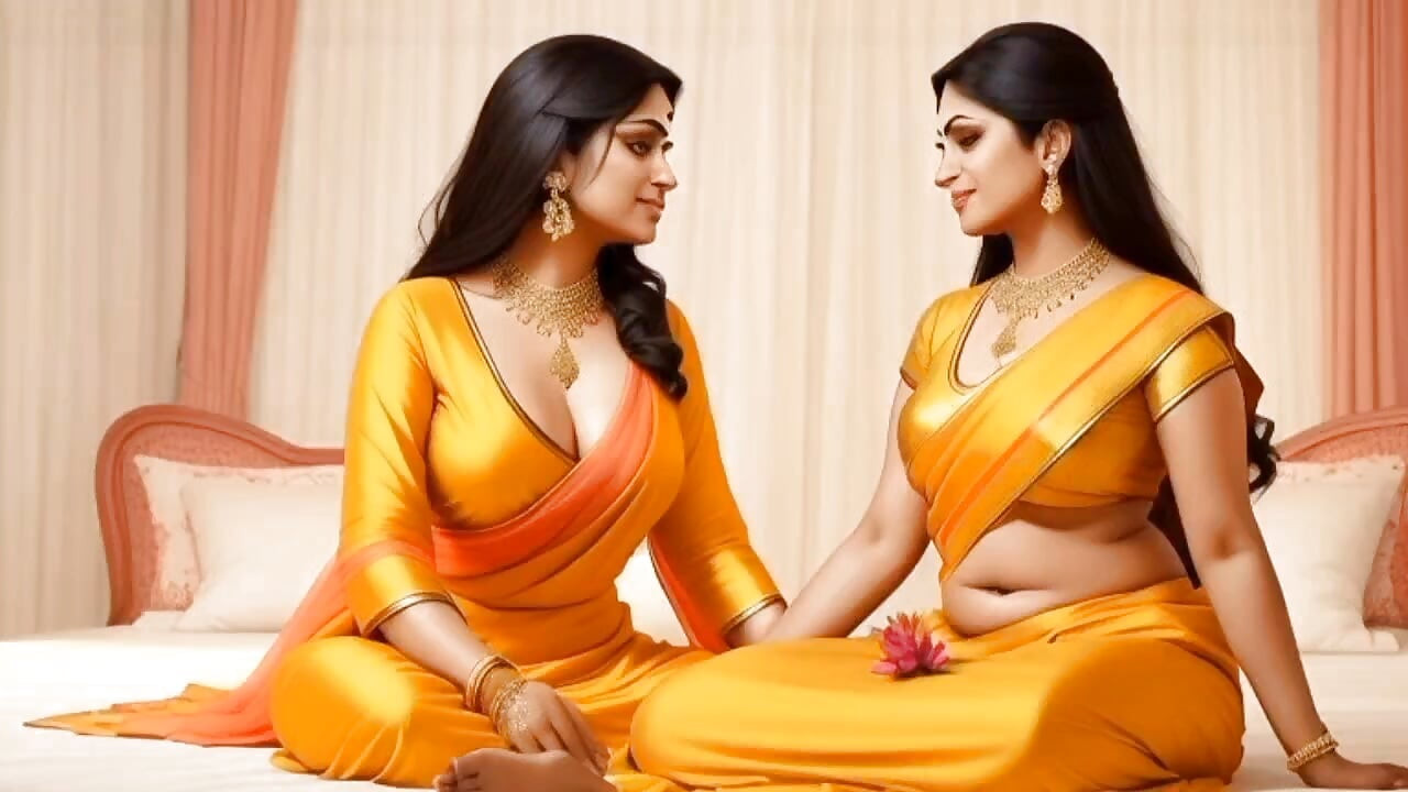 Žhavá sexy desi indická Bhabhi v modré sárí Šukání Archity Phukan