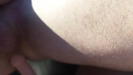 Heiße ehefrau pegt hart im freien - vertikaler pOV