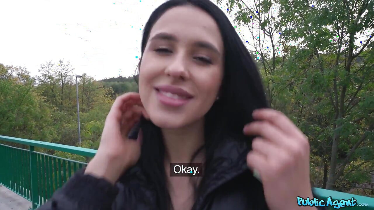 Public Agent - Hitchiker Alyssa Bounty Swallows Cum POV
