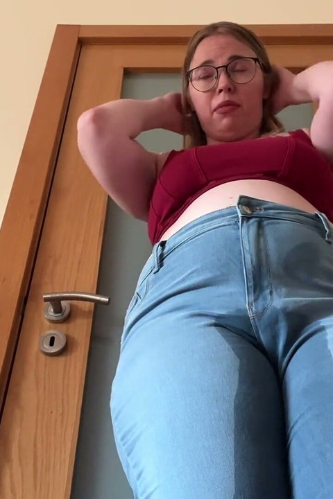 Peeing Desperation Locked by Roommate