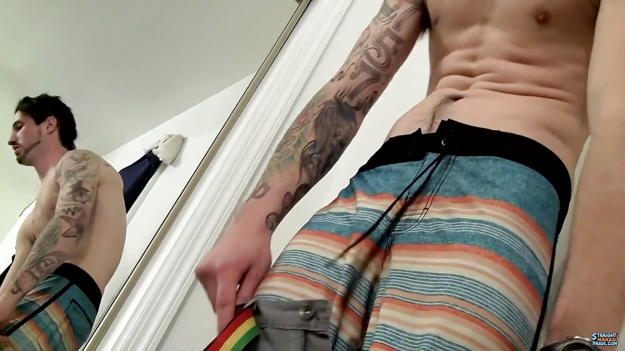 Stroking a Straight Jock Cock
