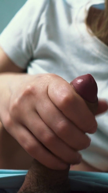 Key moment from "Step sister decided to masturbate me and I filmed it on video and smeared the entire lens with my sperm"