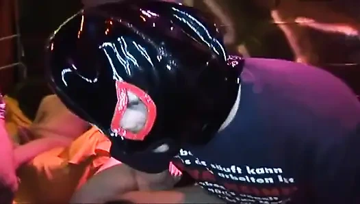 Brunette MILF Stretched Wide in Wild Group Pounding Session