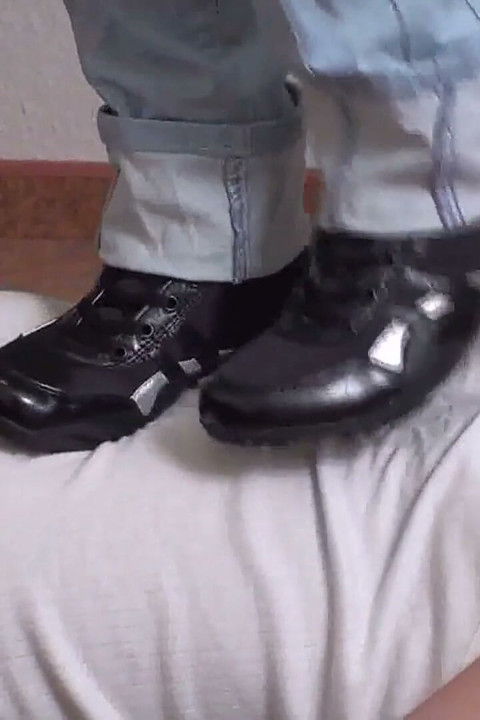 Young feet trample the slave