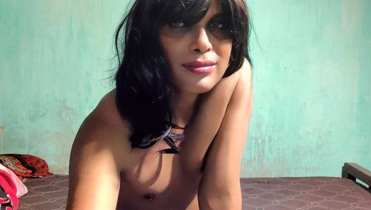 Ashwini, trans excitée, avalage de sperme, compilation