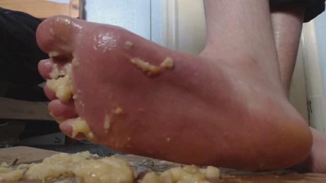 sexy feet and banana