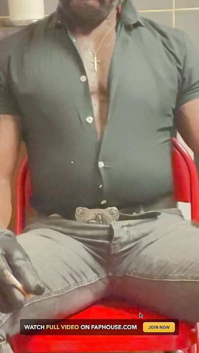 Black Leather Smoking Dad